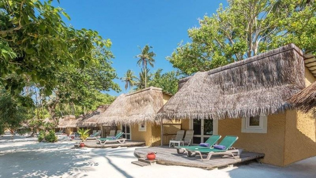 Prijetni Beach bungalovi vas bodo veselo sprejeli na Kuredu Islandu